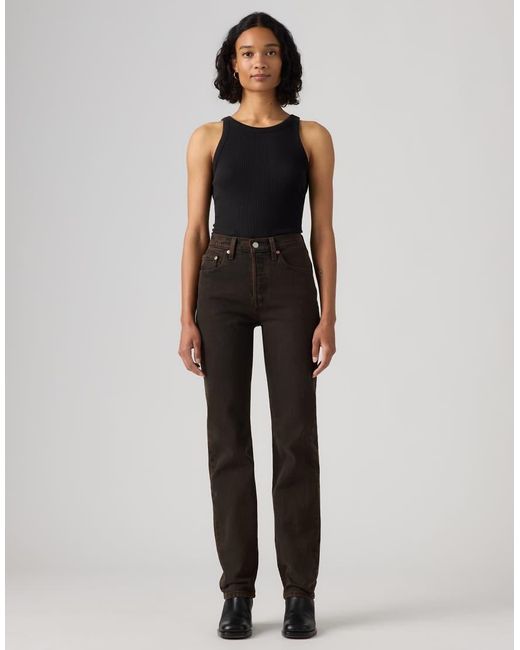 Levi's Brown 501 Original Jeans