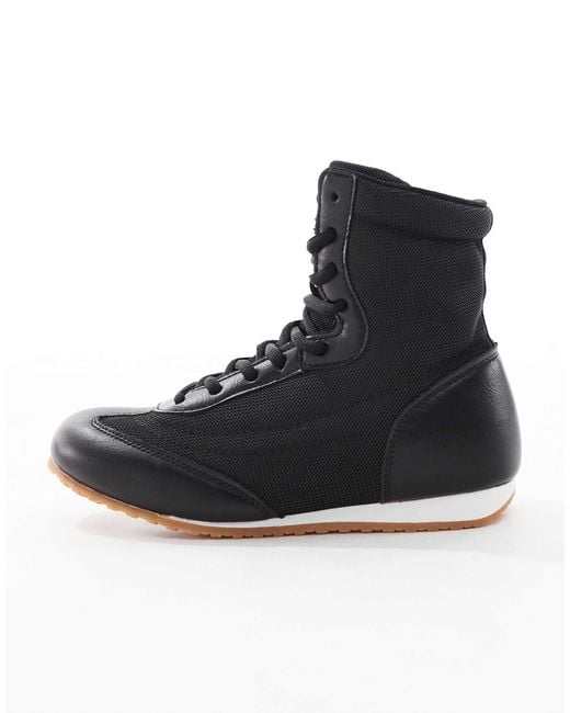 SEQWL Black Drifters Boxing Boots