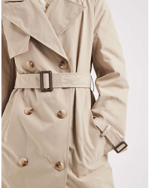 New Look Natural Trench Coat