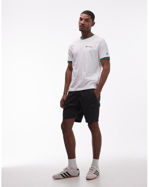 Champion White Tuff Ones Woven Shorts for men