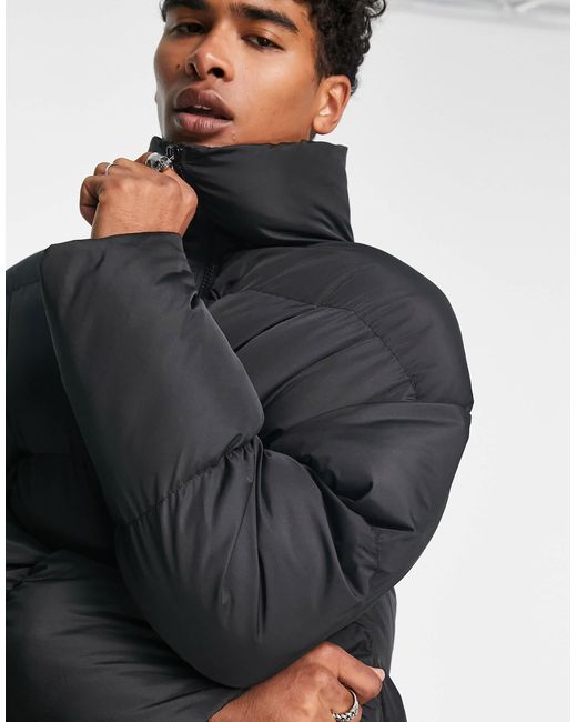 Collusion – wattierte pufferjacke in Black für Herren
