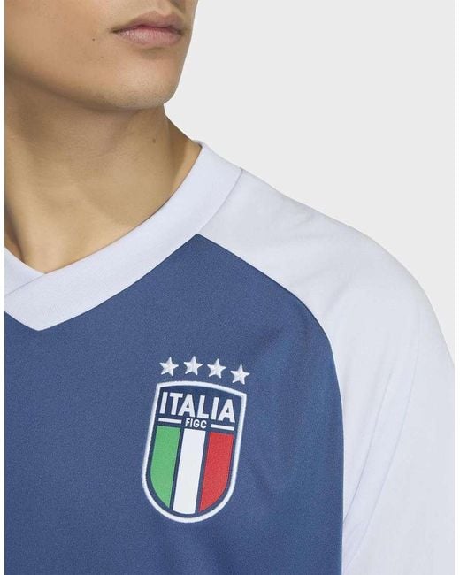 Adidas Originals Blue Italy 26 Away Pre-Match Jersey for men