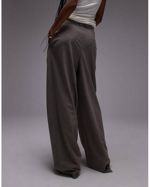 Mango Black Relaxed Straight Fit Tailored Trousers Co-Ord