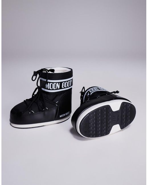 Moon Boot Black Moonboot Icon Low Boots