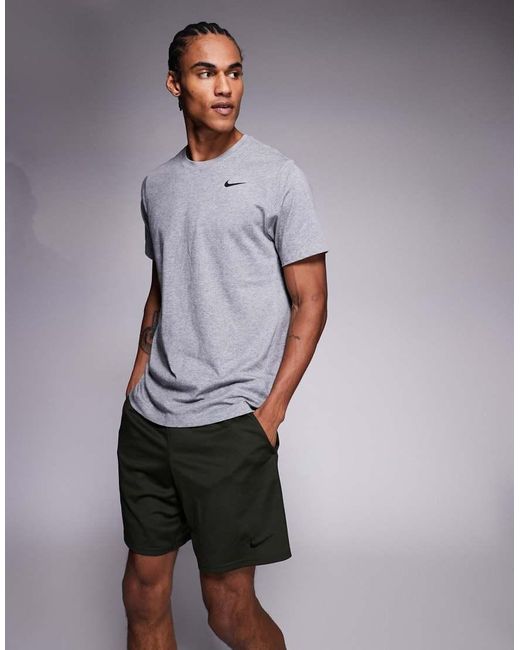 Nike Gray Dri-Fit Flex 7 Inch Shorts for men