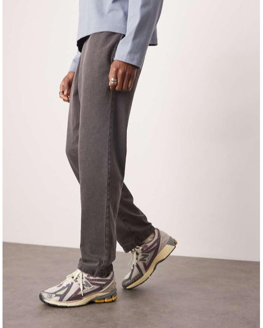 ASOS Joggingbroek Met Rechte Pijpen in het Gray voor heren