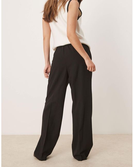 ASOS Natural Tailored Pull-on Pants