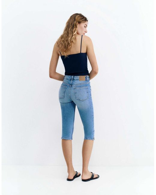 Pull&Bear Blue – caprihose