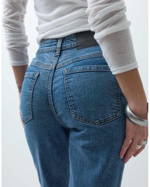 Vaqueros Slim De Pernera Recta En ASOS de color Blue