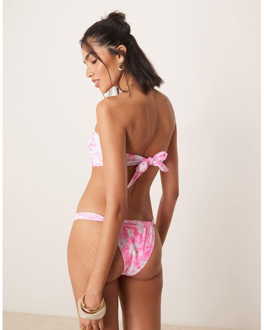 Island blush - bas Kulani Kinis en coloris Pink