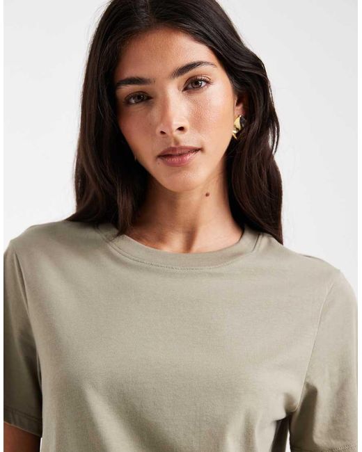 Pieces Blue Boxy T-Shirt