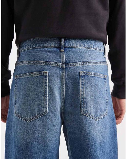ASOS Blue Baggy Jeans for men