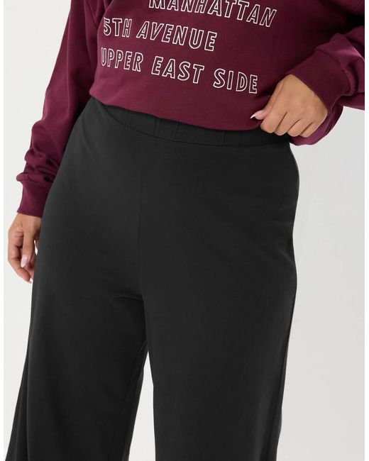 Yours Clothing Red Wide Leg Leggings