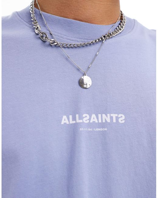 Subverse - t-shirt avec logo centré - clair AllSaints pour homme en coloris Blue