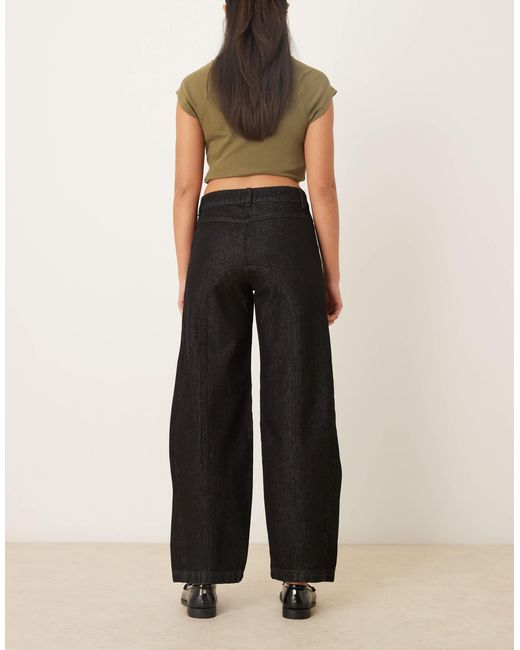 ASOS Natural Seam Detail Slim Barrel