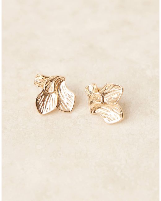 ASOS Black – e mini-ohrstecker mit blumenmotiv