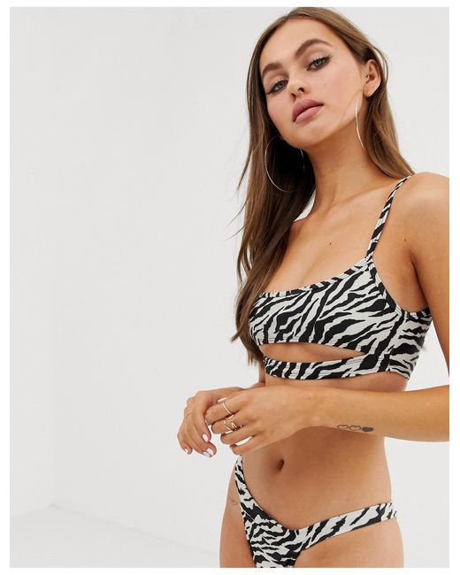 underbust cut out swimsuit