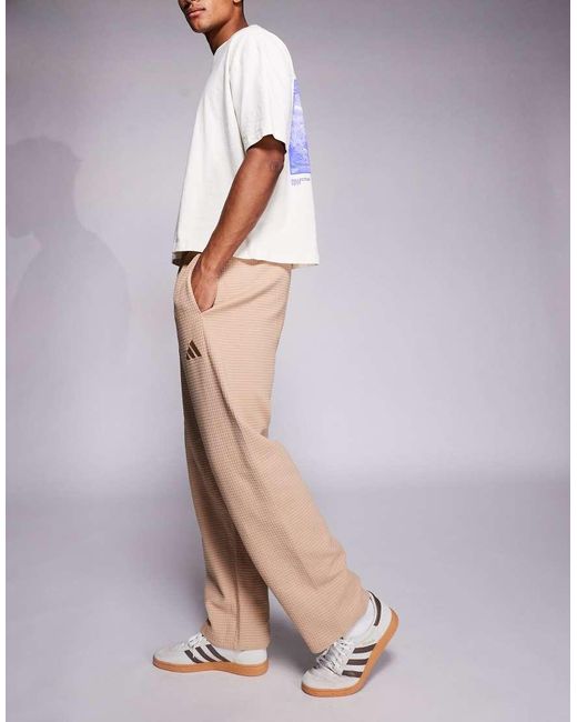 Adidas Originals Purple Adidas Sportswear Waffle Track Pants for men