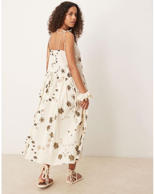 ASOS Natural – maxikleid