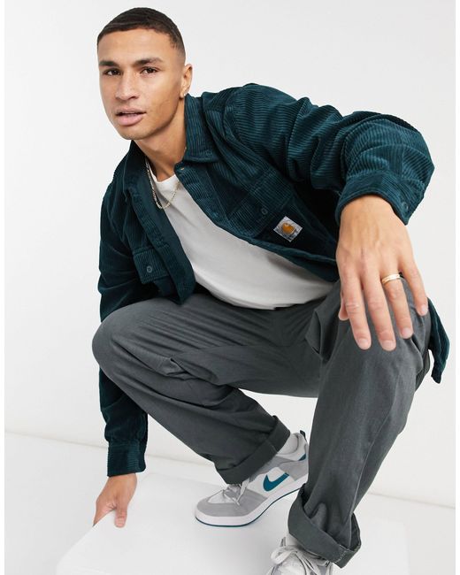 Dixon - surchemise en velours côtelé - sarcelle Carhartt WIP pour homme en  coloris Vert | Lyst