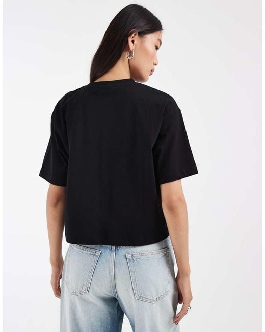Barbour Black Amaya Short Sleeve Logo T-Shirt