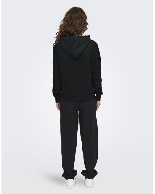 ONLY Hoodie in het Black