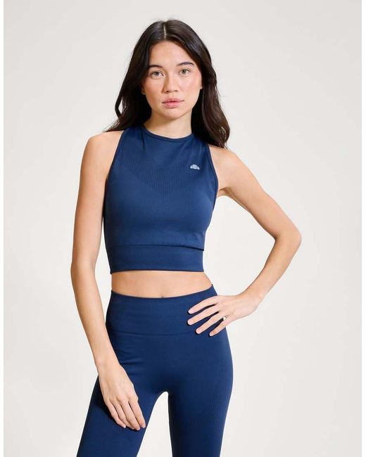 Ellesse Blue Cascades Sports Top
