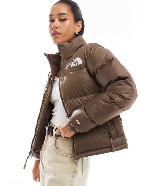 The North Face Brown 96 Retro Nuptse Puffer Jacket