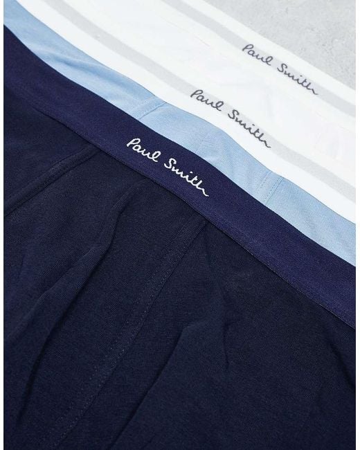 Paul Smith Blue 3 Pack Boxers for men