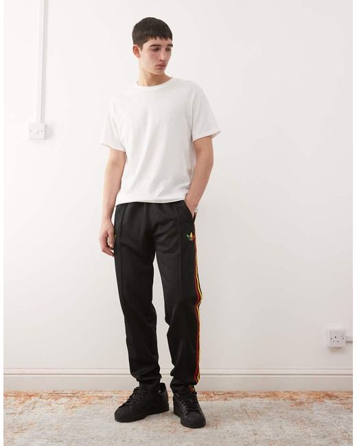 Adidas Originals Black Adidas Football Jamaica Trackpants