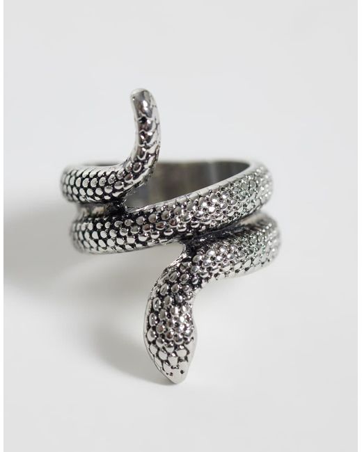 Reclaimed Vintage White Snake 2 Multi Ring Pack