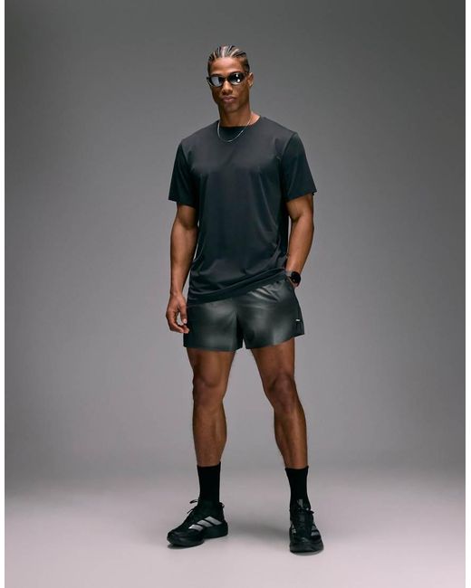 4505 Gray Premium Quick Dry Running T-shirt With Bonded Seams And Mesh Panel for men