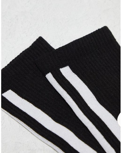 Adidas Originals Black Trefoil 2-pack Socks