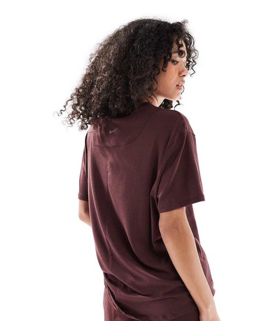 Camiseta Holgada Dri-Fit De Nike One Training-Rojo Nike de color Red