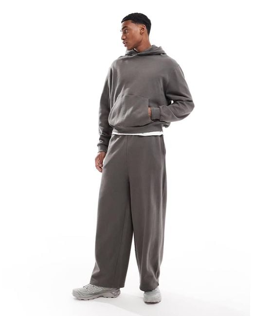 ASOS Gray Oversized Balloon jogger for men