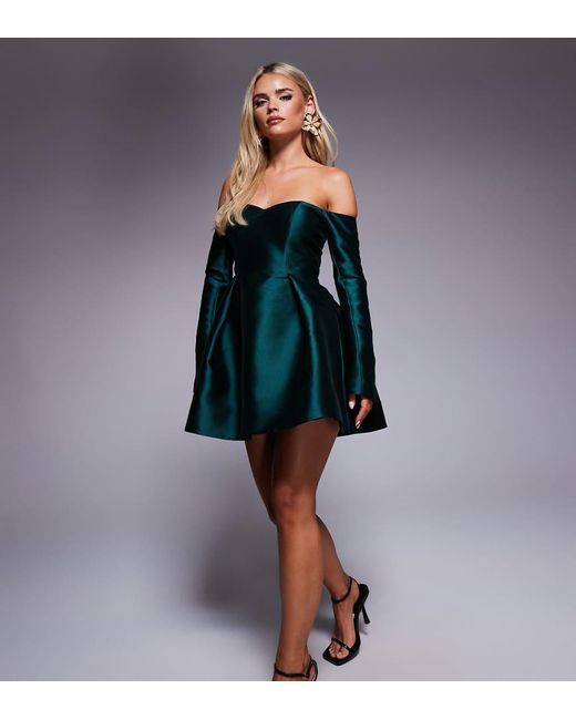Forever New Black Structured Mini Dress