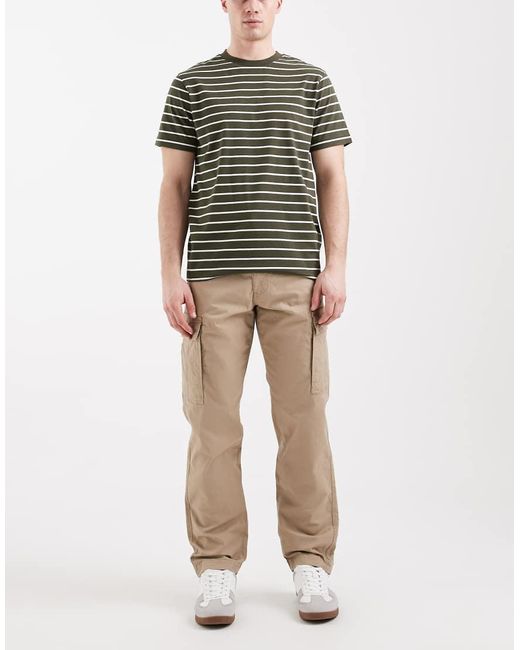 Jack & Jones Natural Straight Cargo Trousers for men