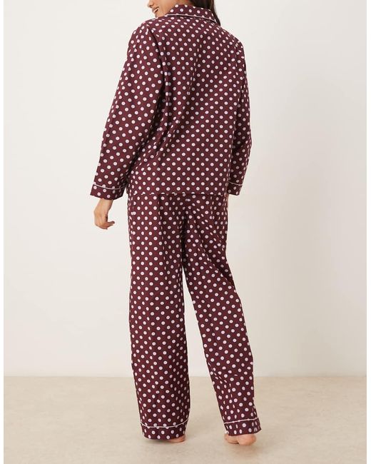 ASOS Red Asos Design Maternity Pajama Set
