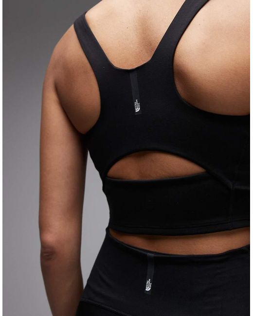 The North Face Black Jaida Long Line Bra