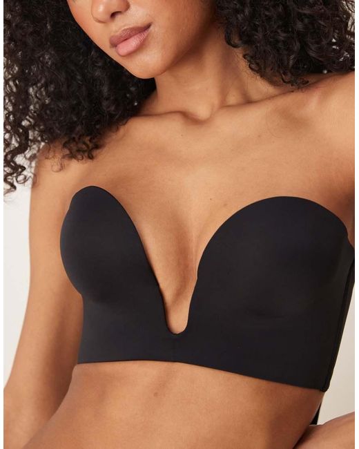 Boux Avenue Brown Strapless U-Wire Microfibre Multiway Bra