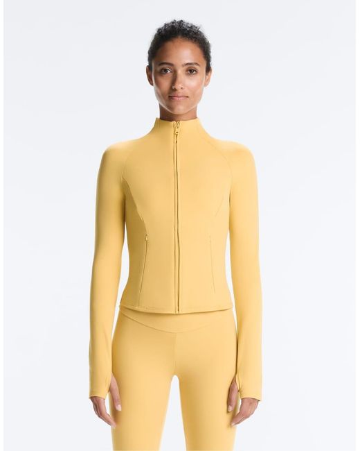 Oysho Yellow Light Warm Jacket