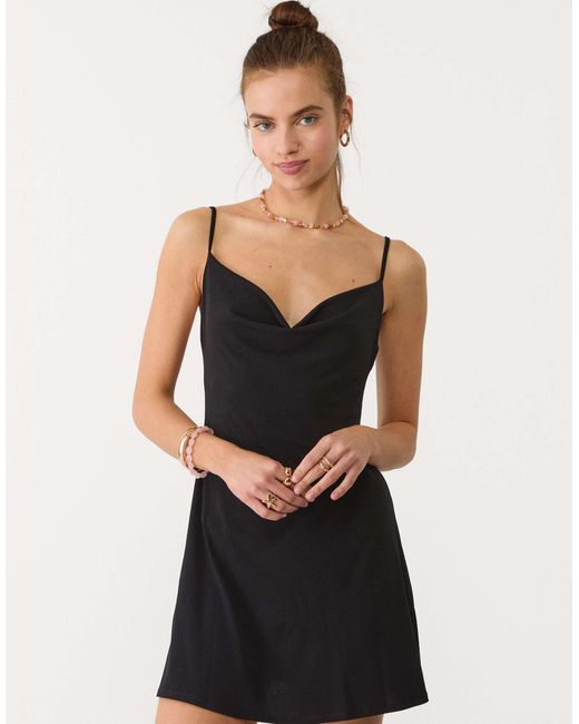 Stradivarius Black – minikleid