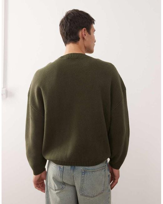 Jersey Extragrande De -Verde Weekday de hombre de color Green