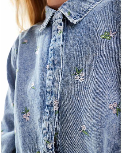 ONLY Blue – jeanshemd