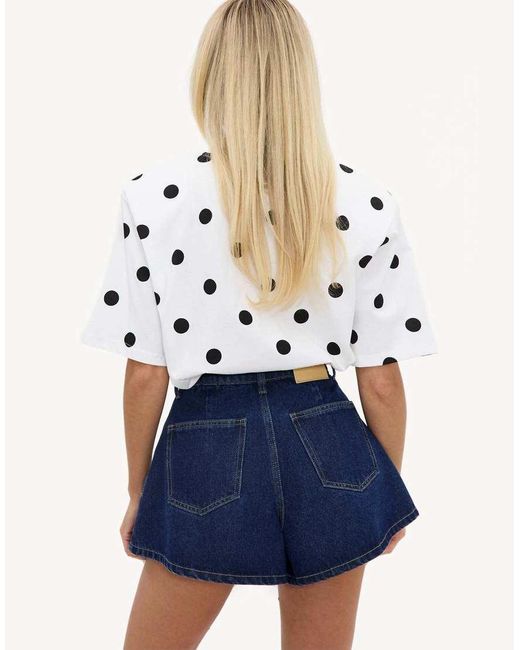 Loavies Blue Daydream Glow Denim Shorts
