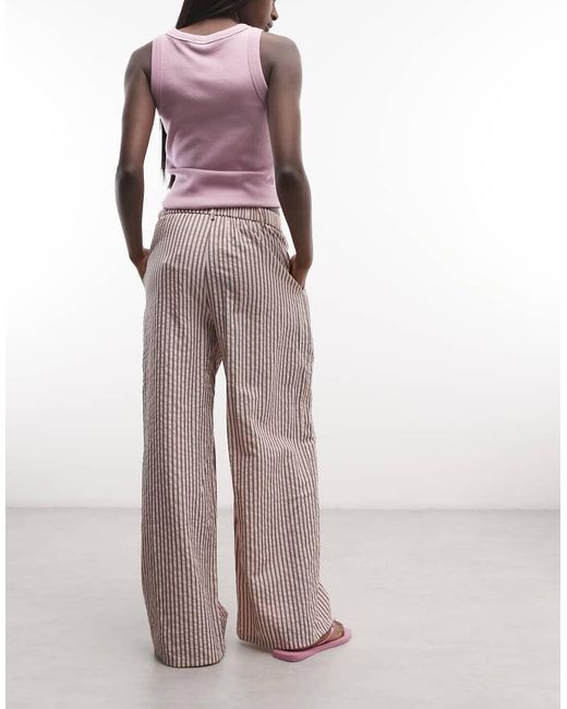 Daisy Street Multicolor Asymmetric Placket Wide Leg Pants