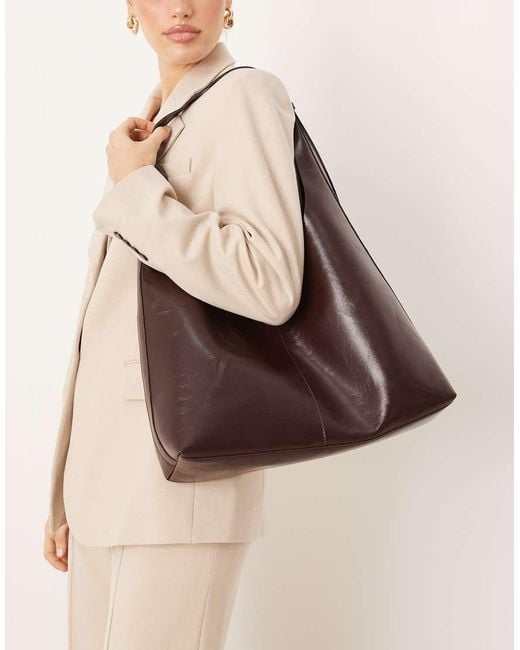 Gina Tricot Natural Slouchy Tote Bag