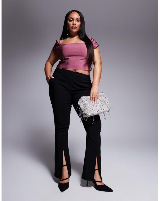 ASOS Purple Asos design curve – oberteil