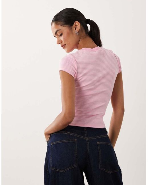 New Look Red Cherry Baby Tee