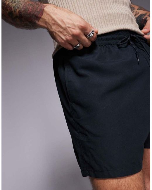 ASOS Black Swim Shorts for men